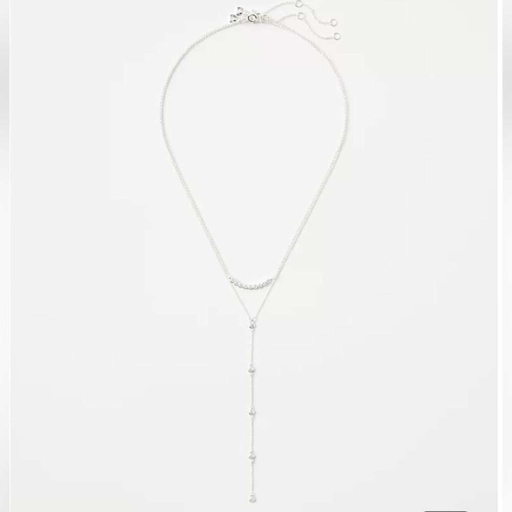 NWT Loft Glitzy Layered Y-Necklace